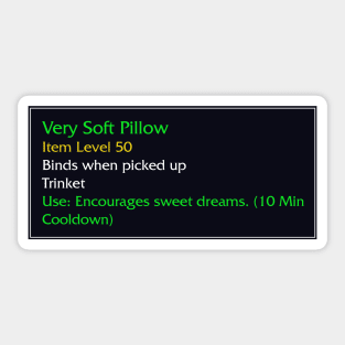 Very Soft Pillow Sticker